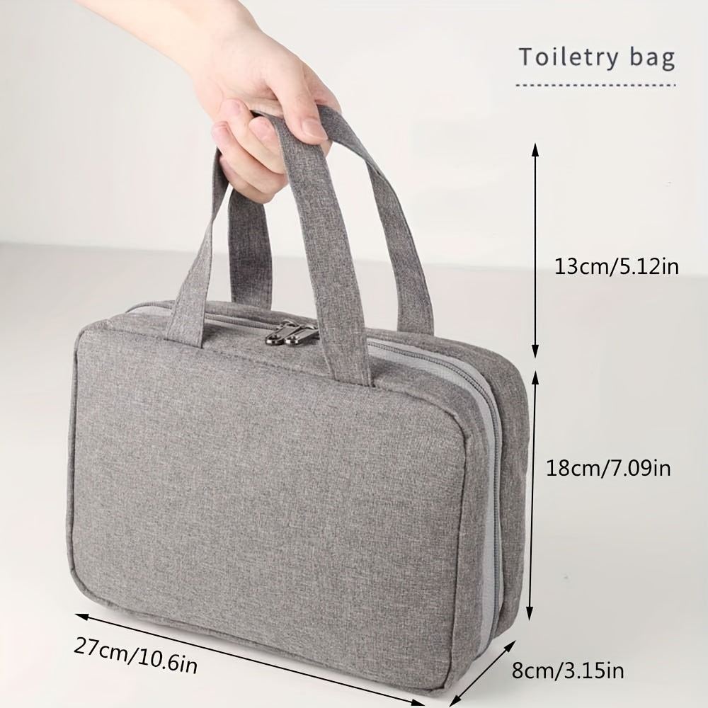 Portable Hanging Cosmetic Bag Zipper Makeup Storage Handbag