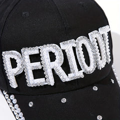 Faux Pearl Letter Baseball Cap Golf Sun Hat Lightweight Adjustable Sunscreen Dad