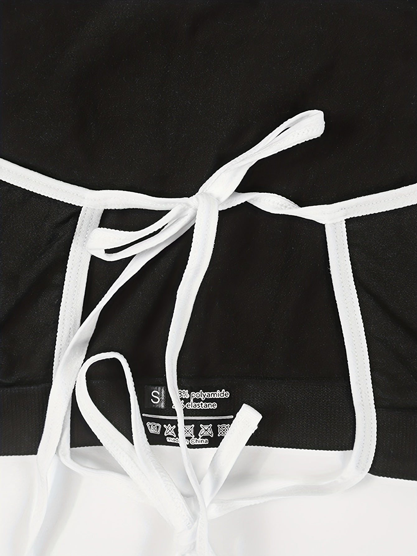 Lace Up Bra & Panties Lingerie Set Women's Underwear