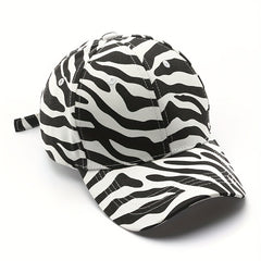 Leopard Print Baseball Cap Hip Hop Sun Hat Adjustable Unisex Couple Dad Hats