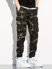 Men's Camo Flap Pocket Cargo Pants