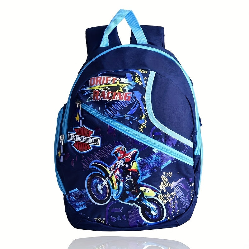 Kids Football Printed Backpack Lightweight Casual Travel Kindergarten School Bag