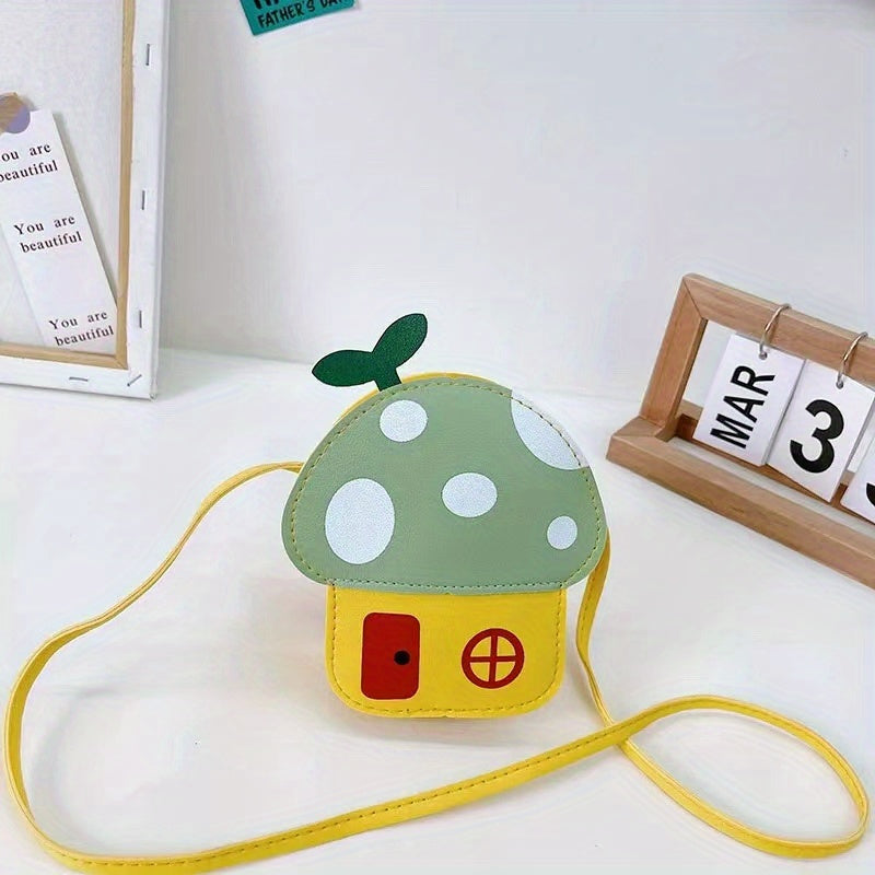 Kids Mushroom Backpack Coin Purse Bag