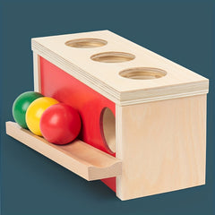 Montessori Wooden Press Ball Table Toy for Toddlers