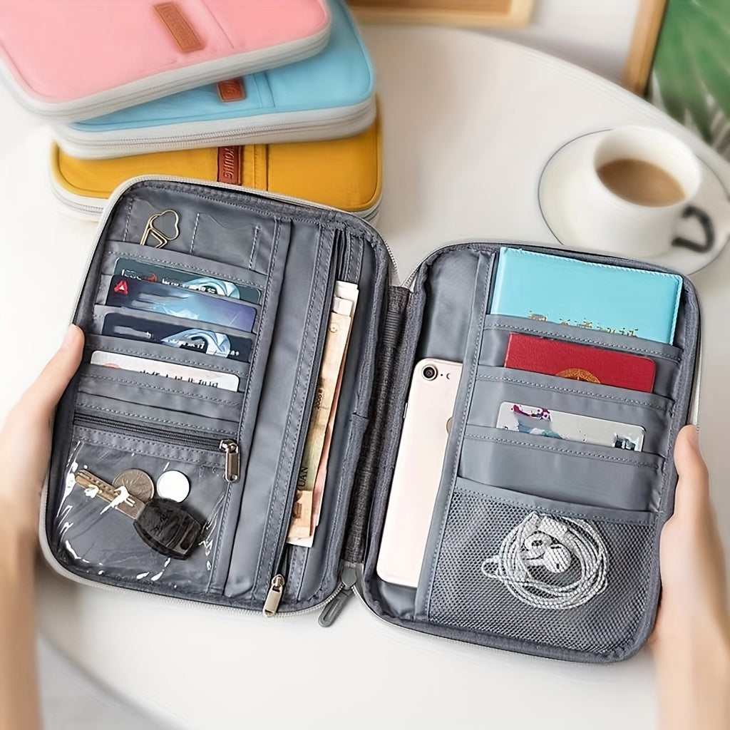 Large RFID Blocking Passport Bag