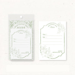 40pcs Memo Pad Fresh Good-looking Journal DIY Material Bottoming