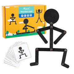 Montessori 24pcs Matching Puzzles Game Wooden Educational Toy