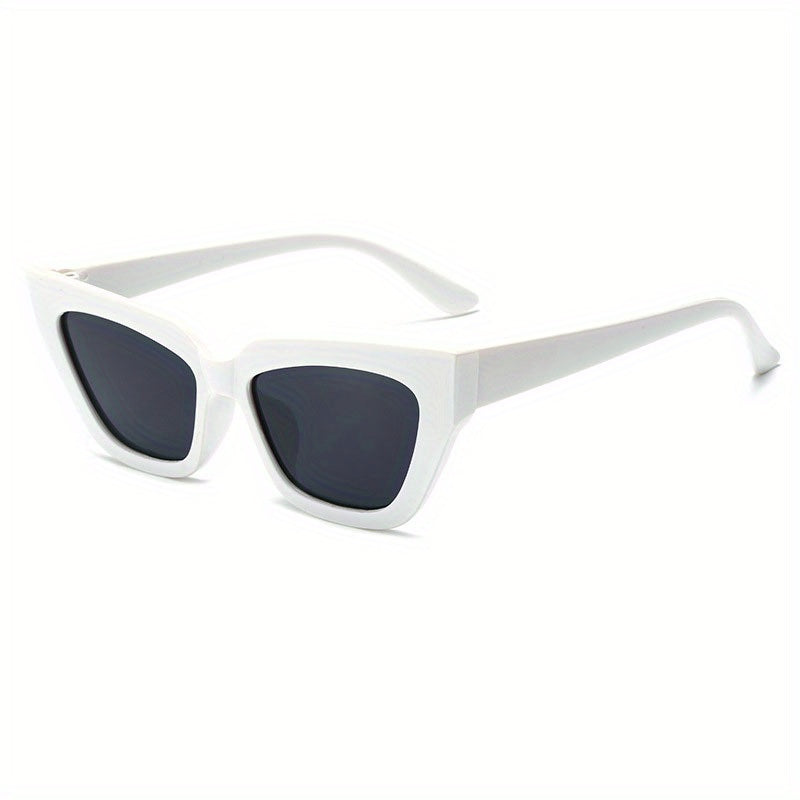 Y2K Cat Eye Sunglasses For Women Men Hiphop Block Glasses UV400
