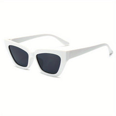 Y2K Cat Eye Sunglasses For Women Men Hiphop Block Glasses UV400