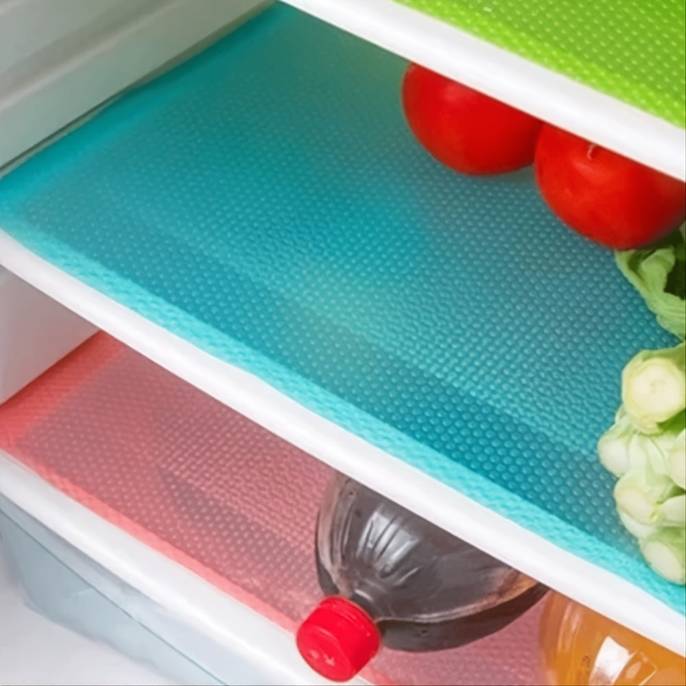 Washable Refrigerator Liners Mats - Waterproof Fridge Liner Pads