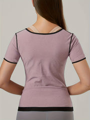 Slimmer Tops Crew Neck Short Sleeve Top Women's Underwear
