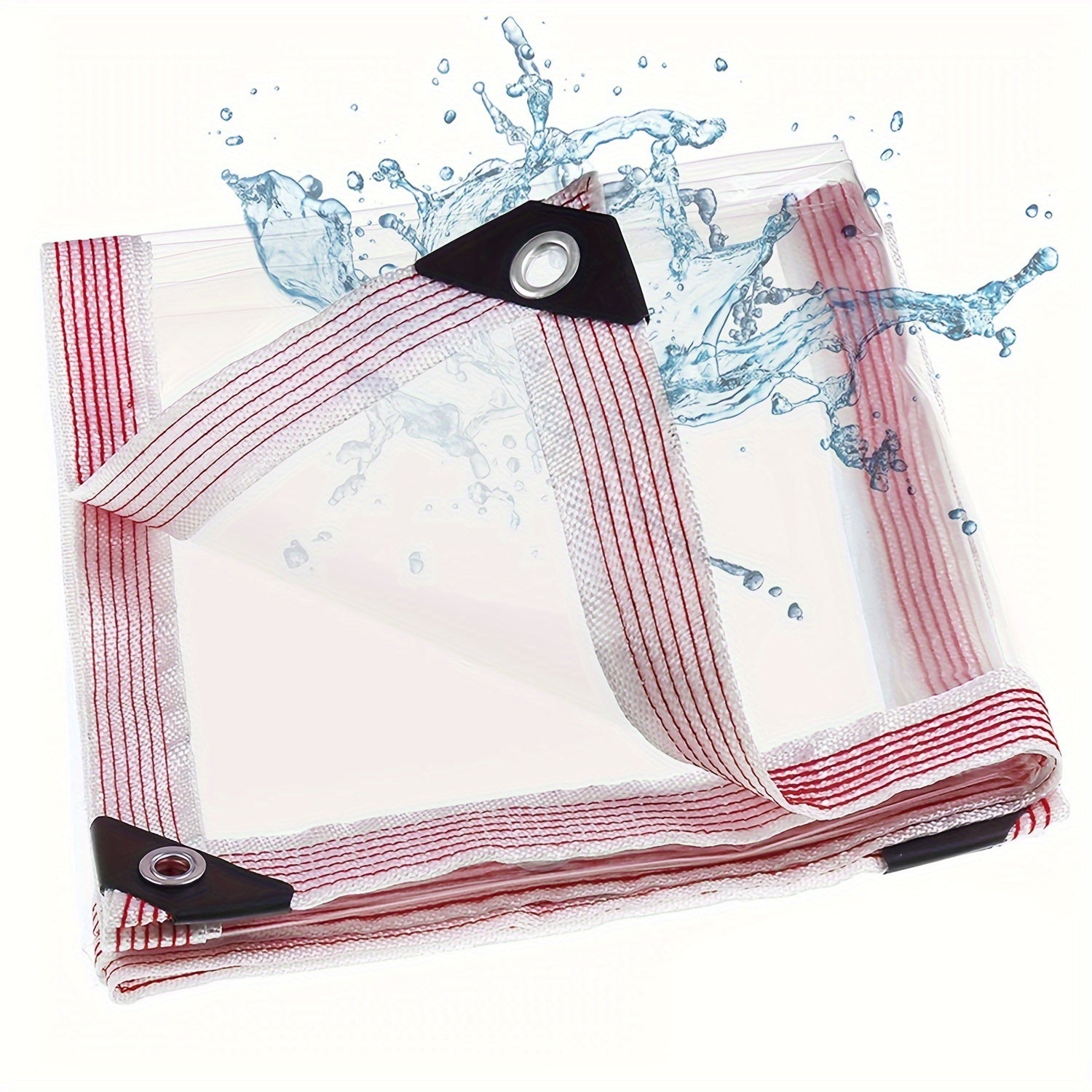 Clear Waterproof Tarp Snowproof & Rainproof PE Tarpaulin Cover