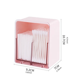 Mini Wall Organizer Makeup Pads Swab Storage Box