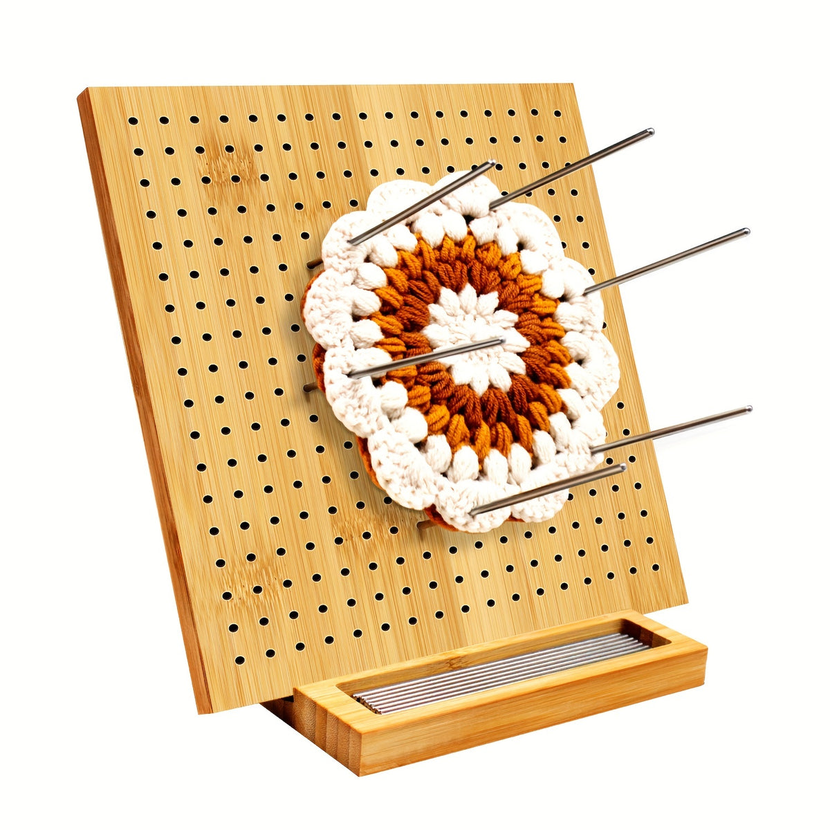 Crochet Blocking Board with Stainless Steel Stick Pins