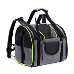 Portable Pet Travel Backpack Foldable Adjustable Bag for Cats and Dogs