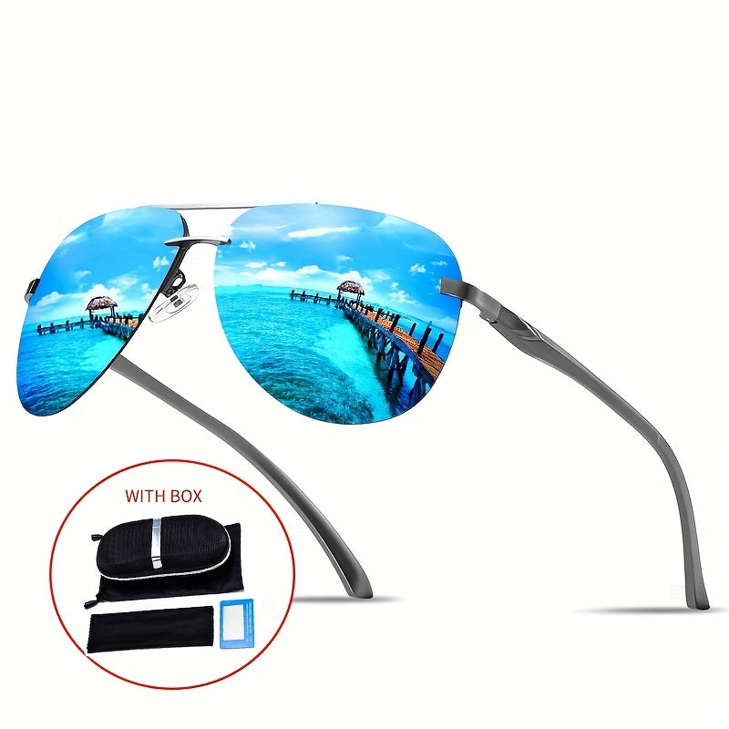 Men Polarized Sunglasses UV400 Sunshade Summer Sunglasses