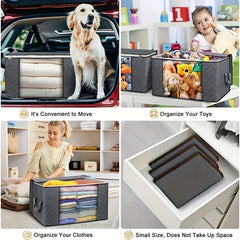 8PC Home Storage Box Large Capacity Clothes Wardrobe Decor