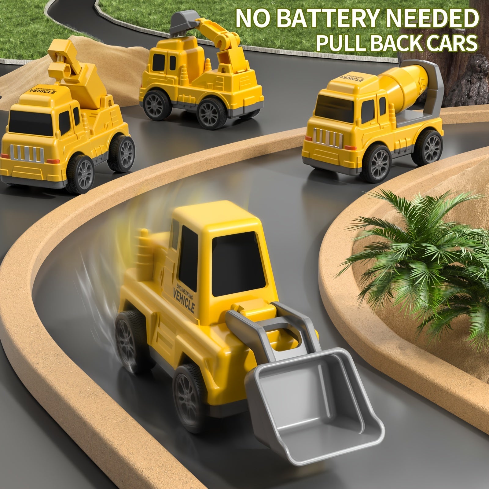 Construction Vehicle Transport Truck Carrier Toy Gift