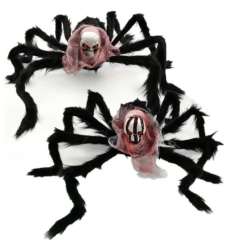 Plush Horror Spider Halloween Ornament