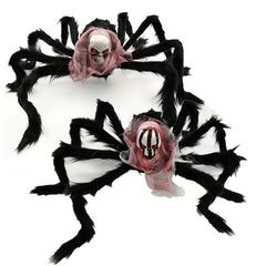 Plush Horror Spider Halloween Ornament