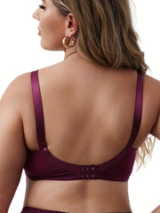  Sheer Lace Sexy Bralette Women's Plus Stretchy Bra
