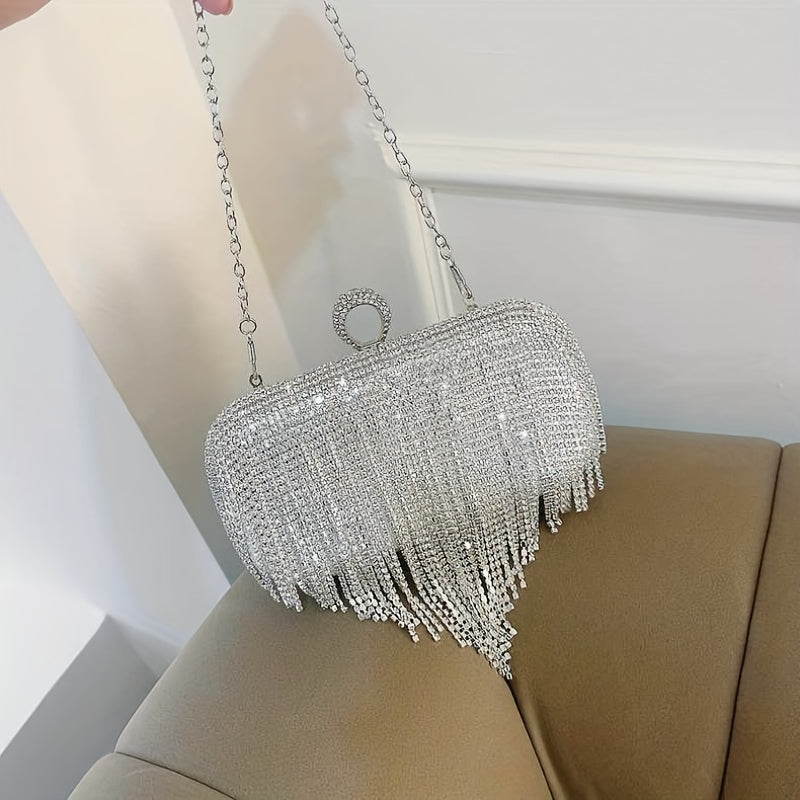 Rhinestone Evening Bag Glitter Dinner Clutch Handbag
