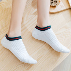 Women's Striped & Solid Ankle Socks Pack