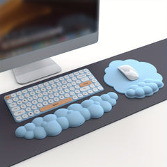 Ergonomic Cloud Wrist Rest Mousepad with Gel Memory Foam