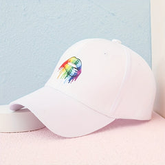 Colorful Lip Baseball Cap for Sun Protection