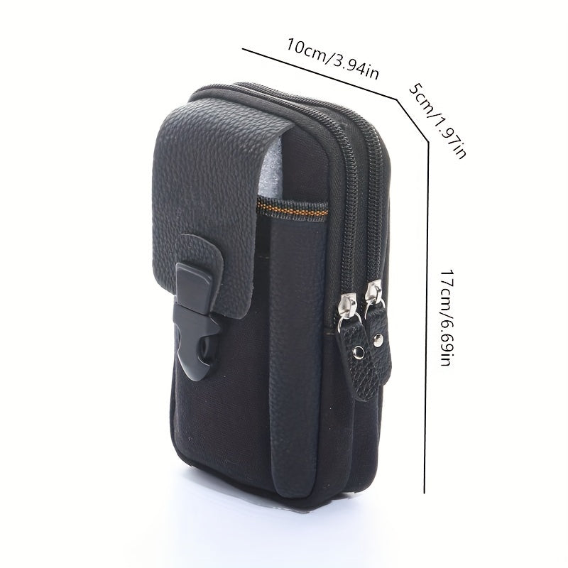 Small Zipper Phone Bag Waist Bag Coin Purse