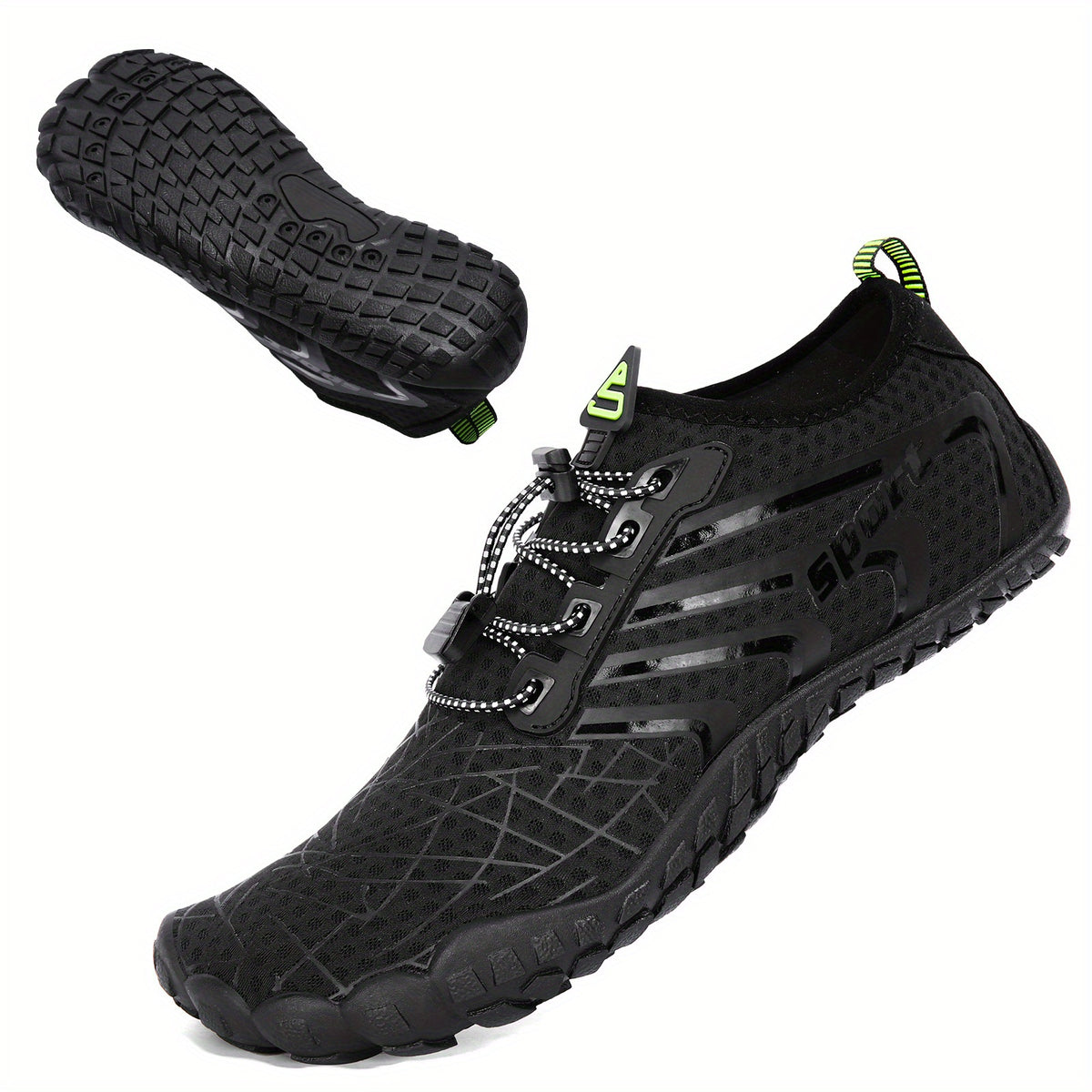 Men's Water Shoes Quick Dry Non Slip Aqua Shoes for Outdoor Activities