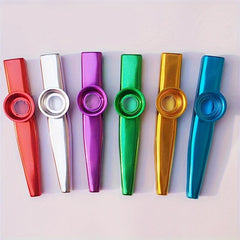 3pcs Metal Kazoo Set for Halloween Christmas Orff Percussion Instruments