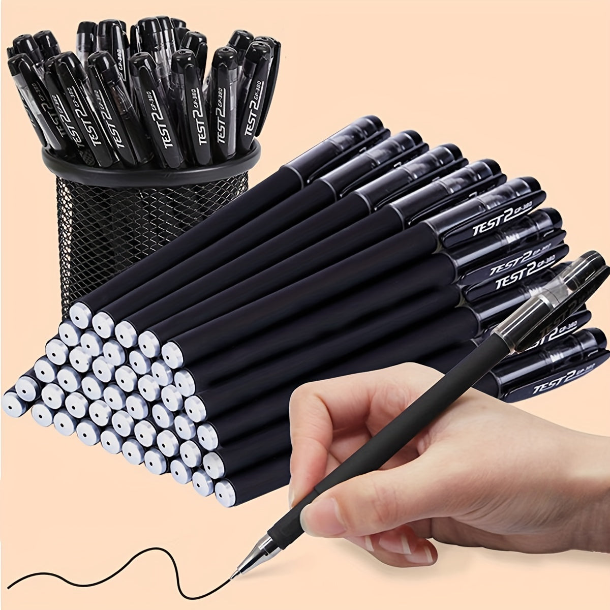 Frosted Gel Pen Carbon Signature Pen for Office Study Business