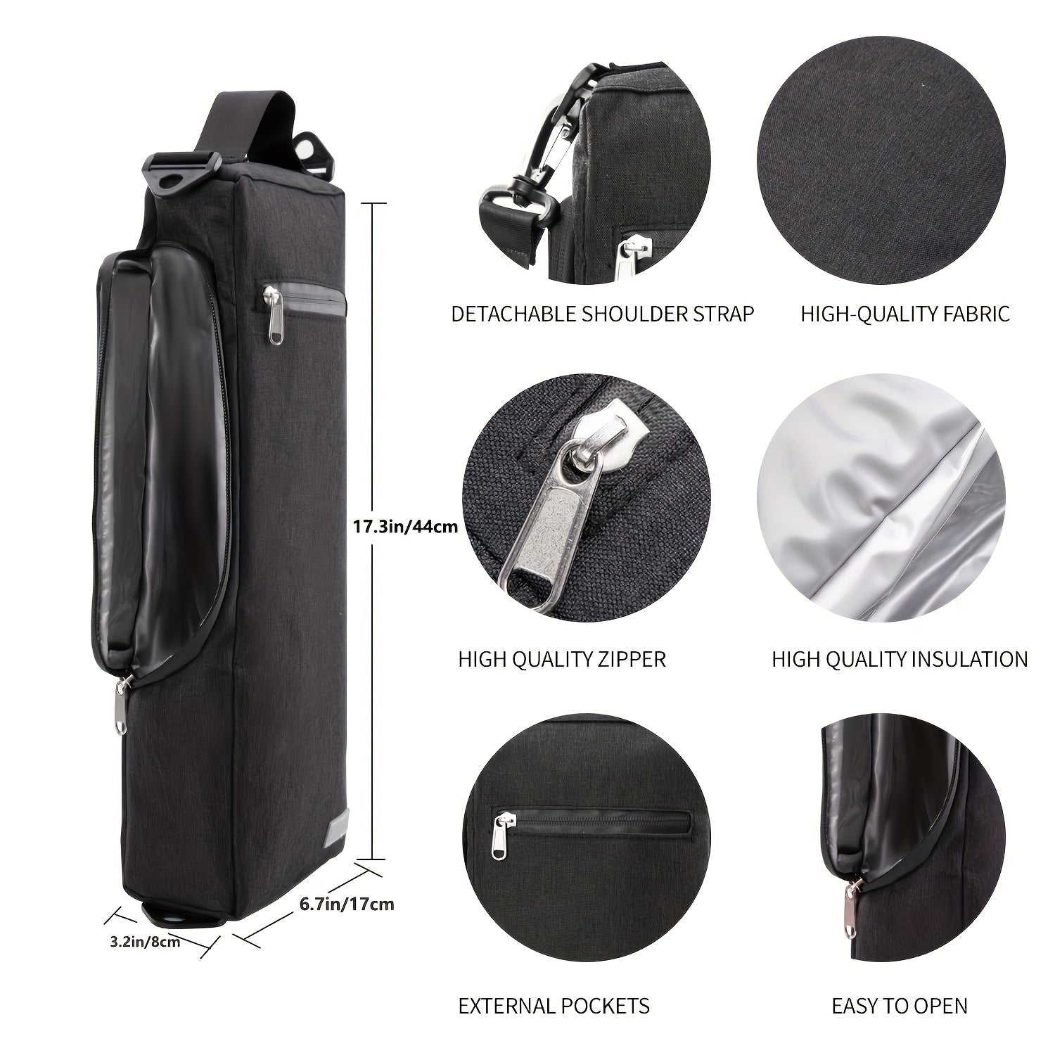 Insulated Beer Sleeve for Golf Bags - Keep Beverages Secure