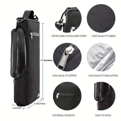 Insulated Beer Sleeve for Golf Bags - Keep Beverages Secure