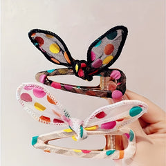 3pcs Mesh Polka Dot Headband Hair Clip Lace Hair Accessories