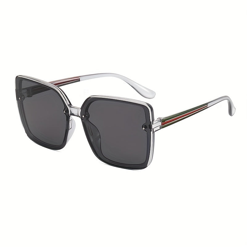 Oversized Square Frame Sunglasses Gradient Lens Glasses UV400