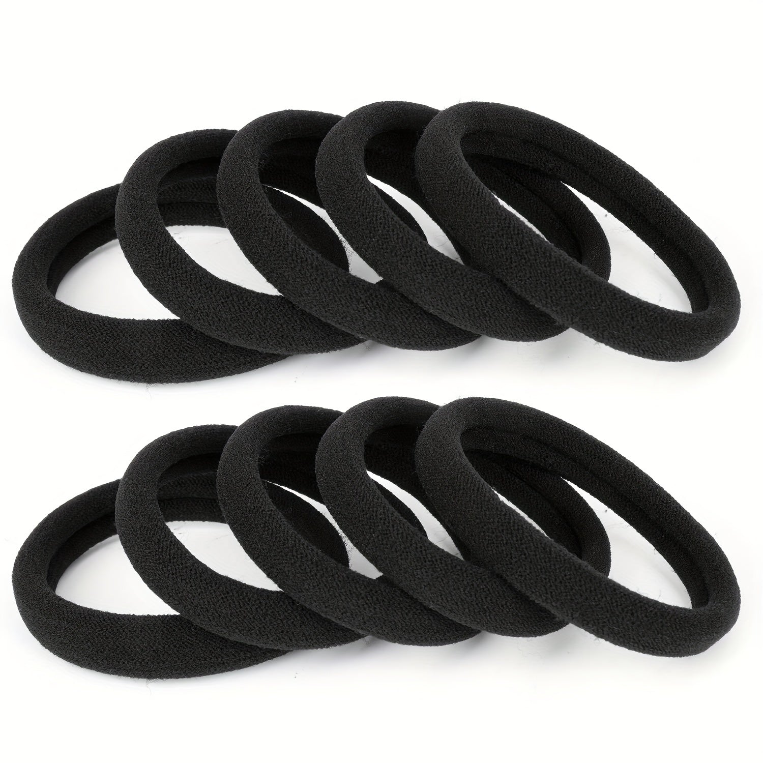 Thick Seamless Ponytail Holder For Thick And Curly Hair