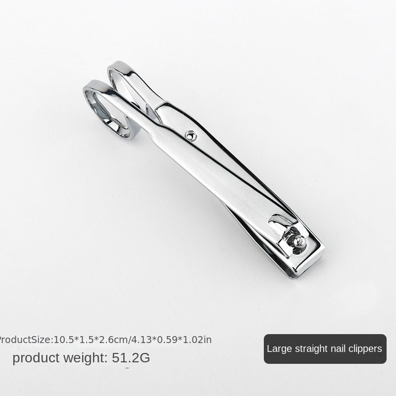 Large Carbon Steel Nail Clippers with Long Handle for Manicure