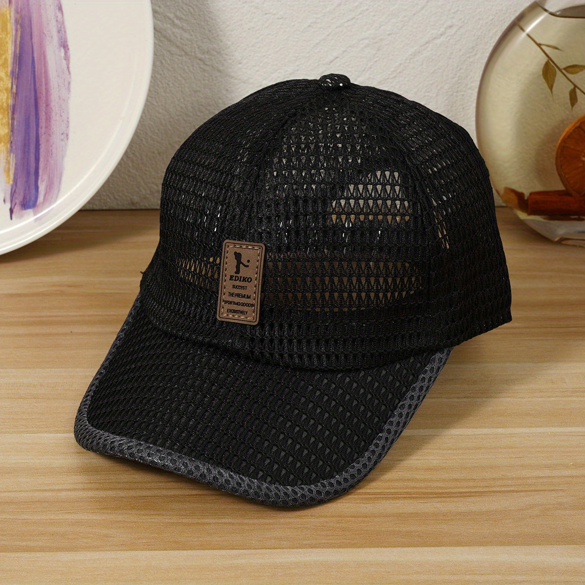 Summer Mesh Breathable Baseball Cap Sport Trucker Hat Quick Dry Full Mesh