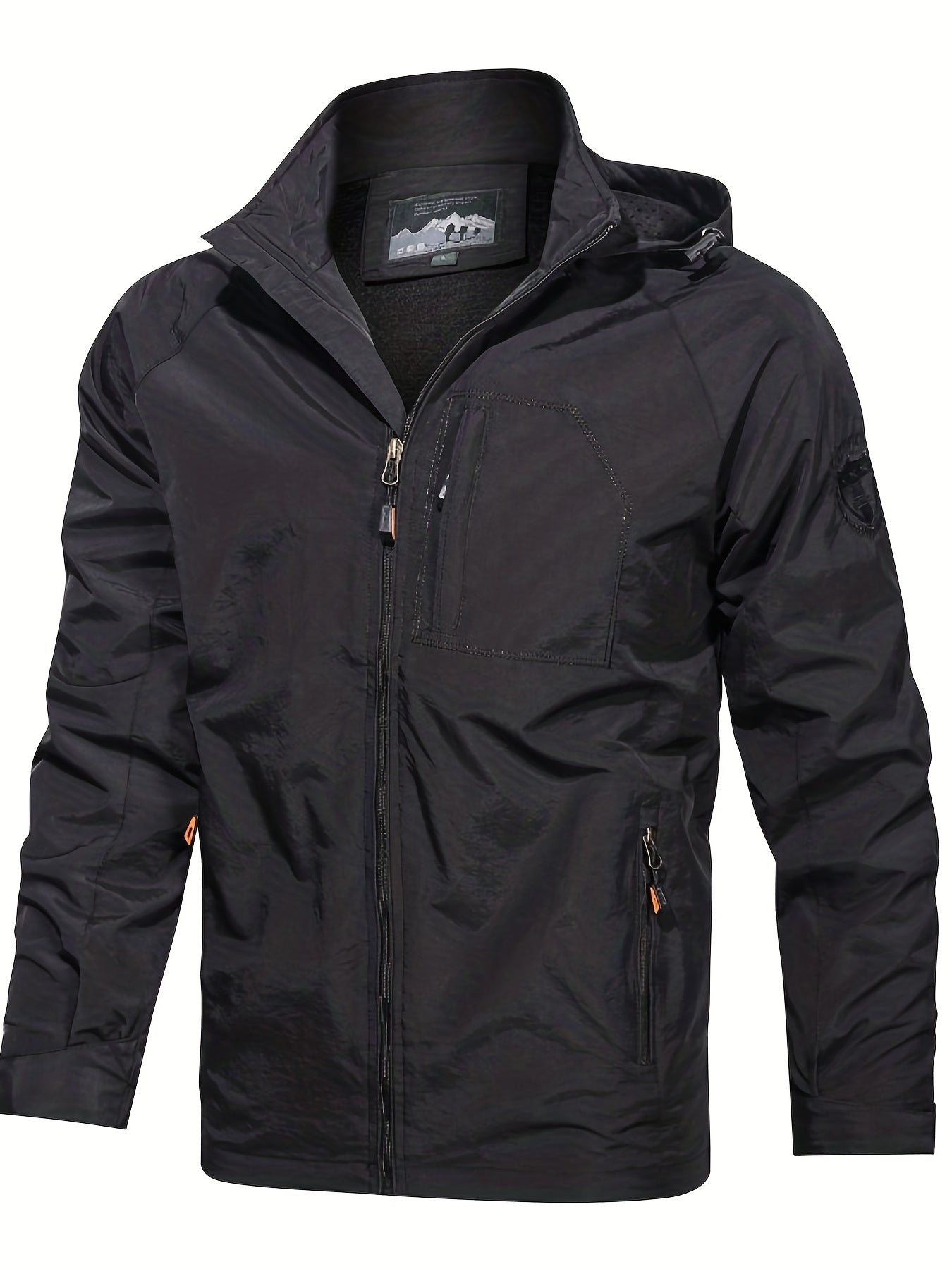 Men's Casual Zip Up Jacket Coat For Spring Fall Outdoor