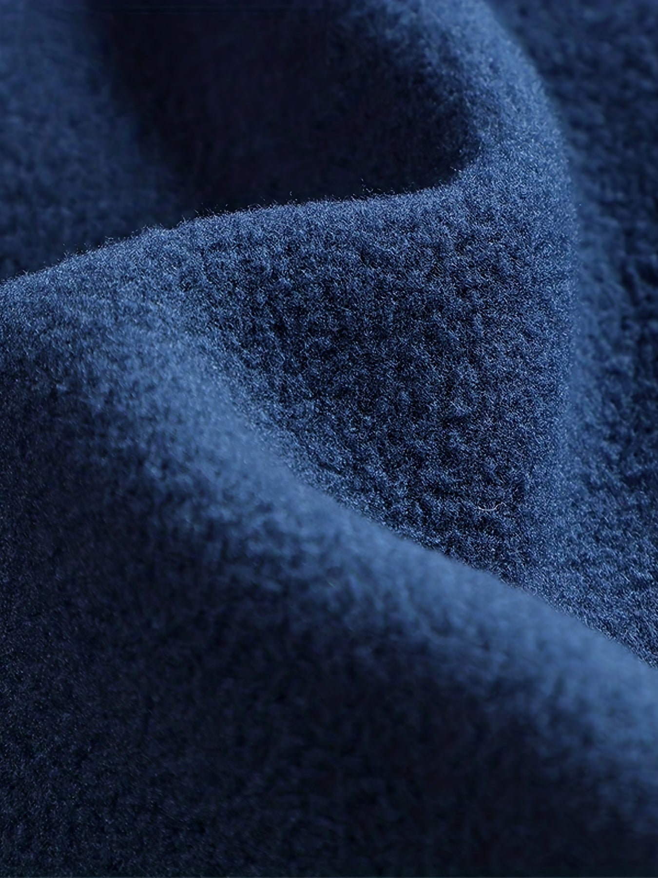 Men's Polar Fleece Jacket Stand Collar Stretch Coat