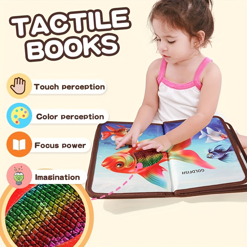 Interactive Animal Touch Book for Babies and Toddlers