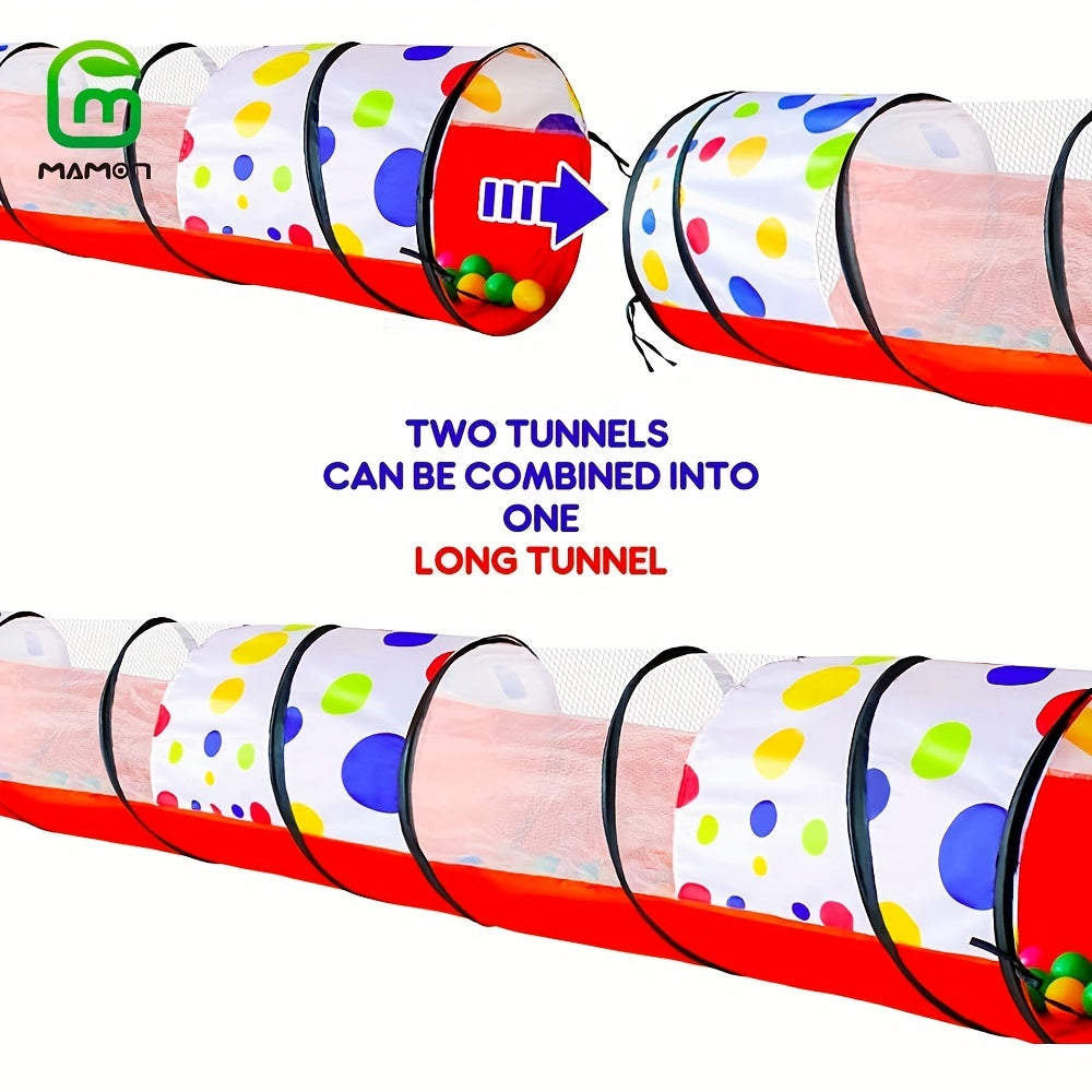6ft Crawl Through Tunnel Toy Play Tent for Kids & Dogs