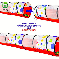 6ft Crawl Through Tunnel Toy Play Tent for Kids & Dogs