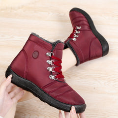 Fur Lined Snow Boots Waterproof Windproof Non Slip Winter Boots