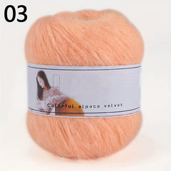 60g Colorful Dot Fancy Thread for DIY Coat Scarf