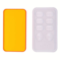 1pc Mixing Watering Moisturizing Plate Dental Palette With Cover 8 Slot Palette