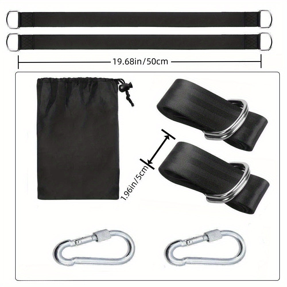 Tree Swing Sling Set with Safety Buckle & Pouch