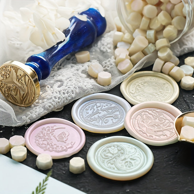 Colorful Polarized Lacquer Wax Granule Retro Seal Envelope Sealing Wax
